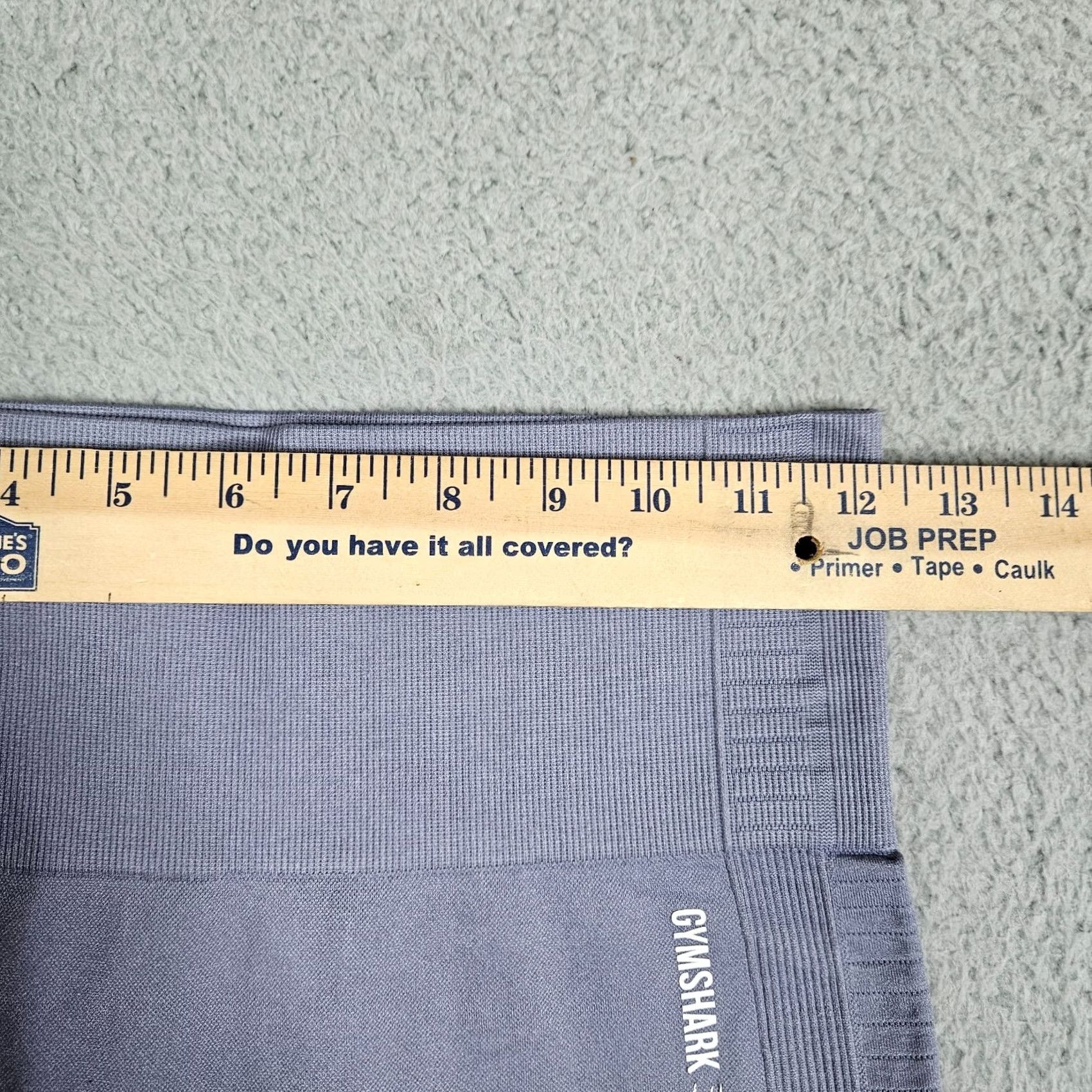 Gymshark Gymshark Cropped Energy Legging M Women Purple Solid Adjustable Waist Regular Skinny Size M Sport Sports 90s? Size 32" / US 10 / IT 46 - 2 Thumbnail