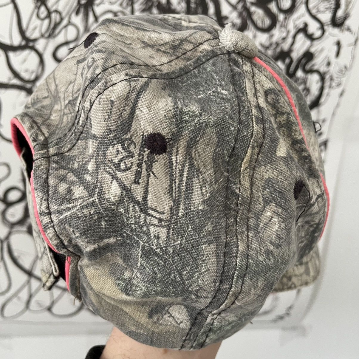 Realtree × Vintage 🔥Vintage Camouflage Realtree Cap Yukon With Pink Details Size ONE SIZE - 7 Thumbnail