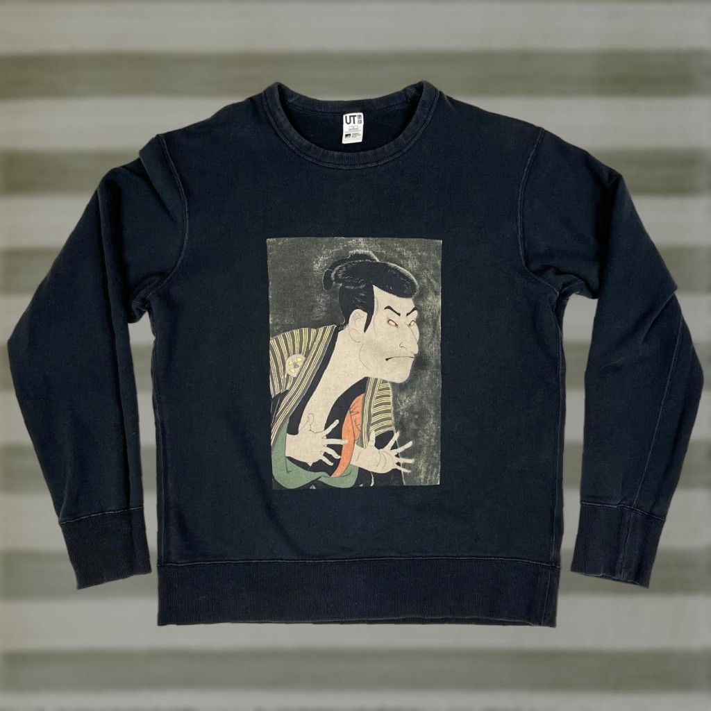 Uniqlo Uniqlo Museum of Fine Arts Boston Crewneck Sweatshirt unisex Adults Small Black Cotton Graphic Print Sweatshirt Size US S / EU 44-46 / 1 - 1 Thumbnail