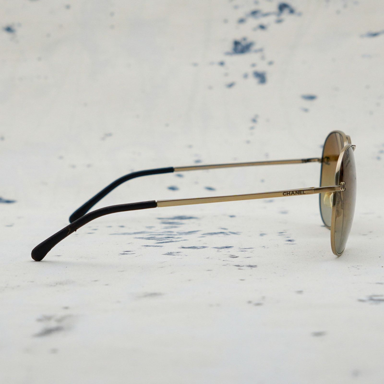 Chanel Chanel 4189 gold gradient cc logo metal aviator sunglasses Size ONE SIZE - 3 Thumbnail