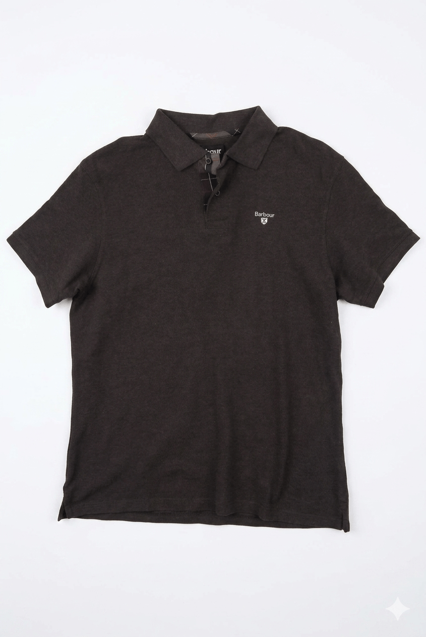 Barbour Barbour Polo Shirt Short Sleeve Grey Casual Size M Size US M / EU 48-50 / 2 - 1 Thumbnail