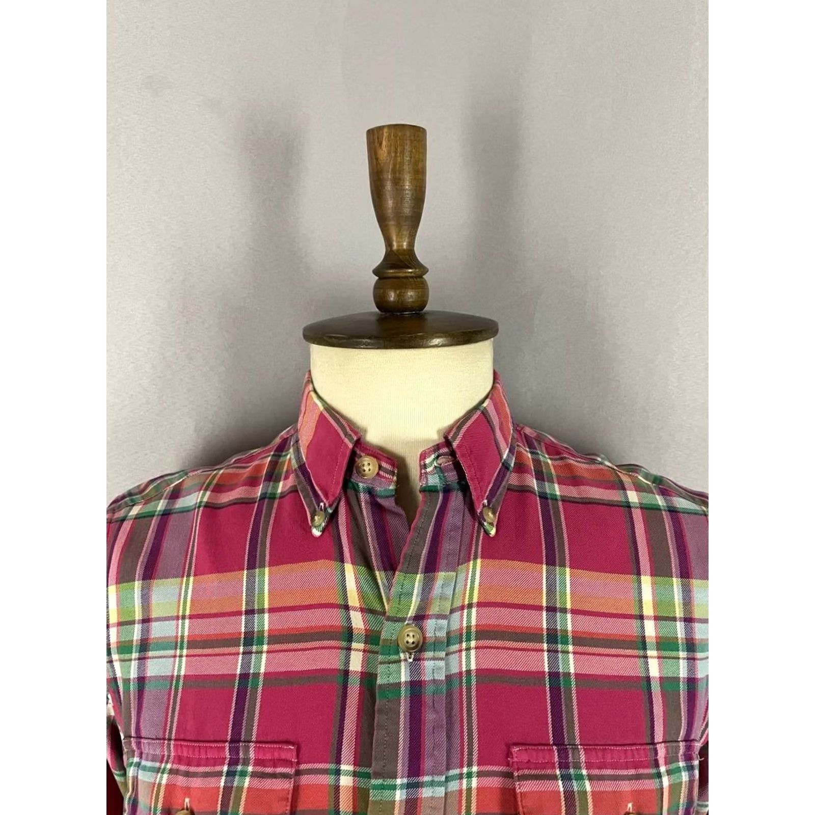 Polo Ralph Lauren Polo Ralph Lauren Shirt Mens Button-Down Multicolor Plaid Long Sleeve Size S Size US S / EU 44-46 / 1 - 4 Thumbnail