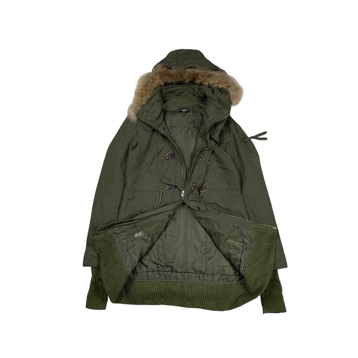 If Six Was Nine × Japanese Brand × Le Grande Bleu (L.G.B.) Sly Military Fur Parka Jacket Size US S / EU 44-46 / 1 - 3 Thumbnail