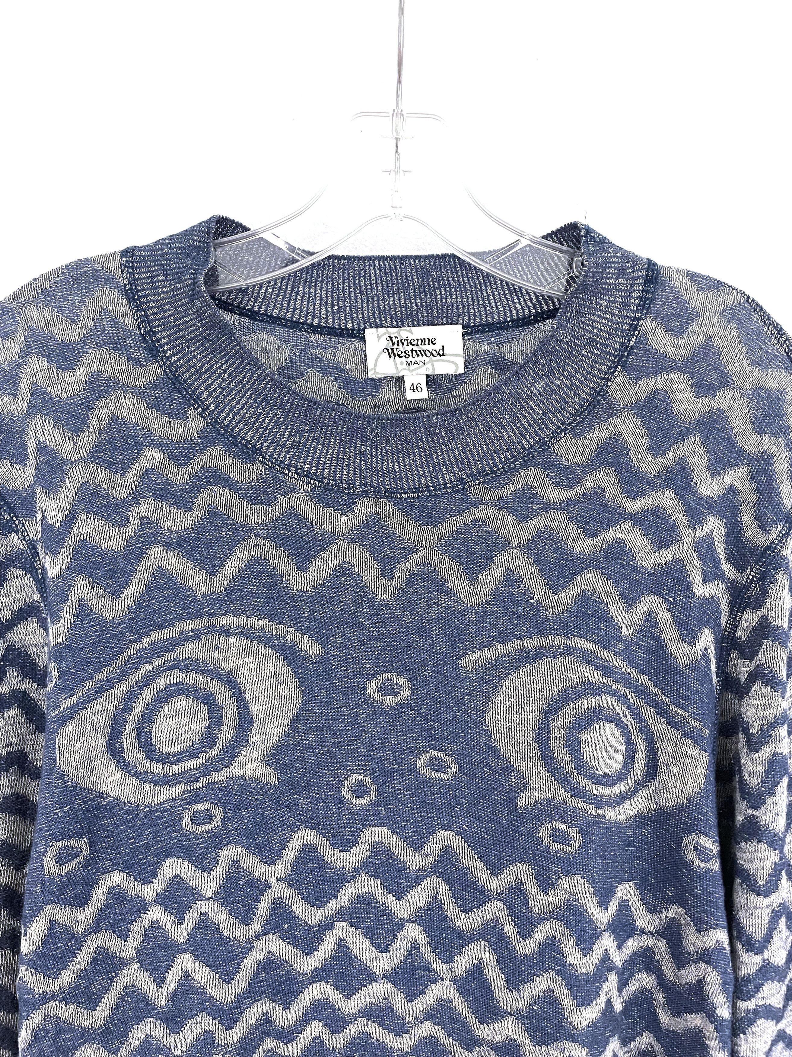 Vivienne Westwood Eyes Knit Sweater Size US M / EU 48-50 / 2 - 4 Thumbnail