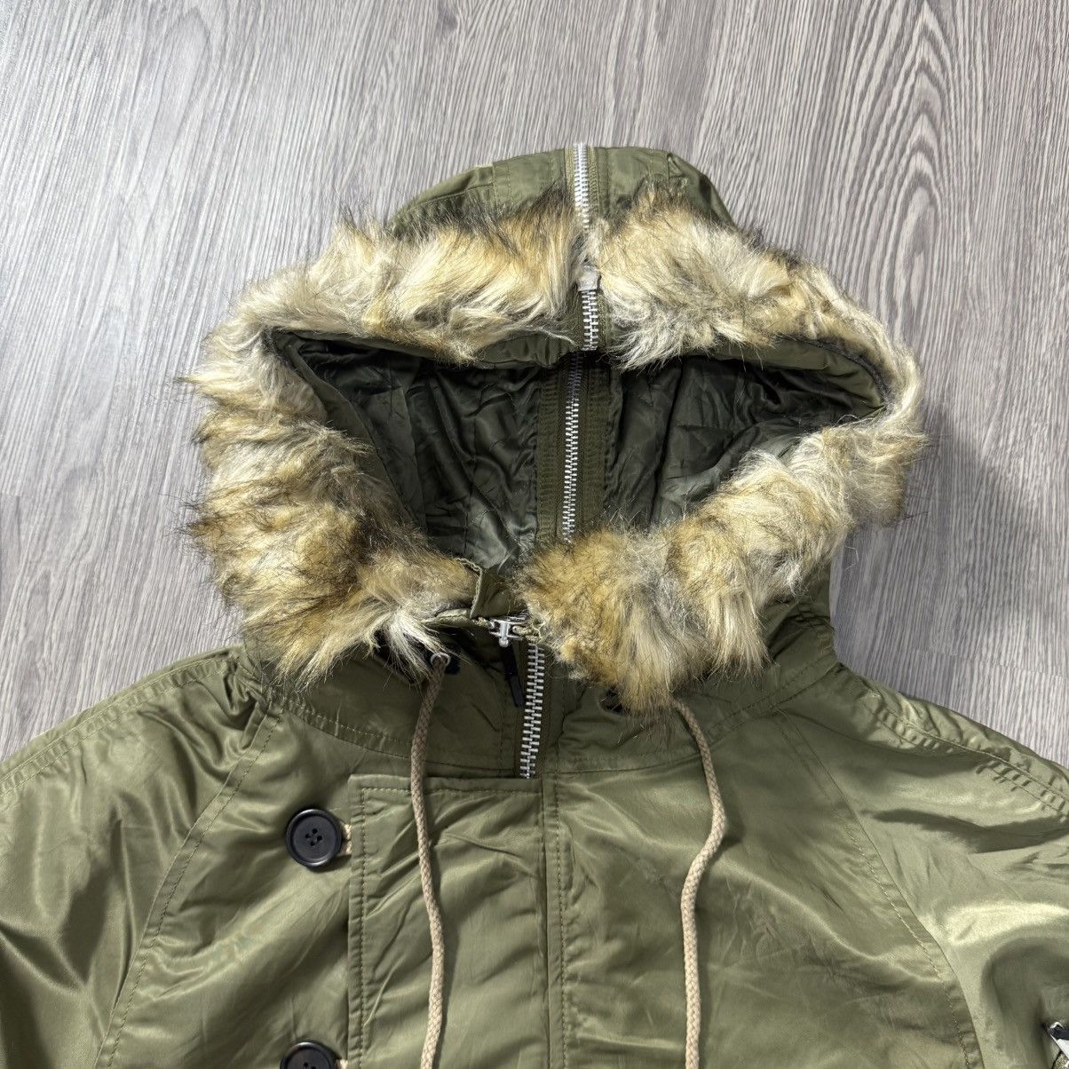 Japanese Brand Jeanasis Fur Alpha Industries Style Y2K Size US L / EU 52-54 / 3 - 3 Thumbnail