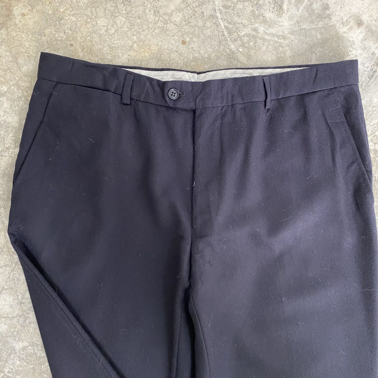 Ermenegildo Zegna 1990’s Ermenegildo Zegna Wool Cashmere Wide Leg Trouser Pant Size US 36 / EU 52 - 7 Thumbnail