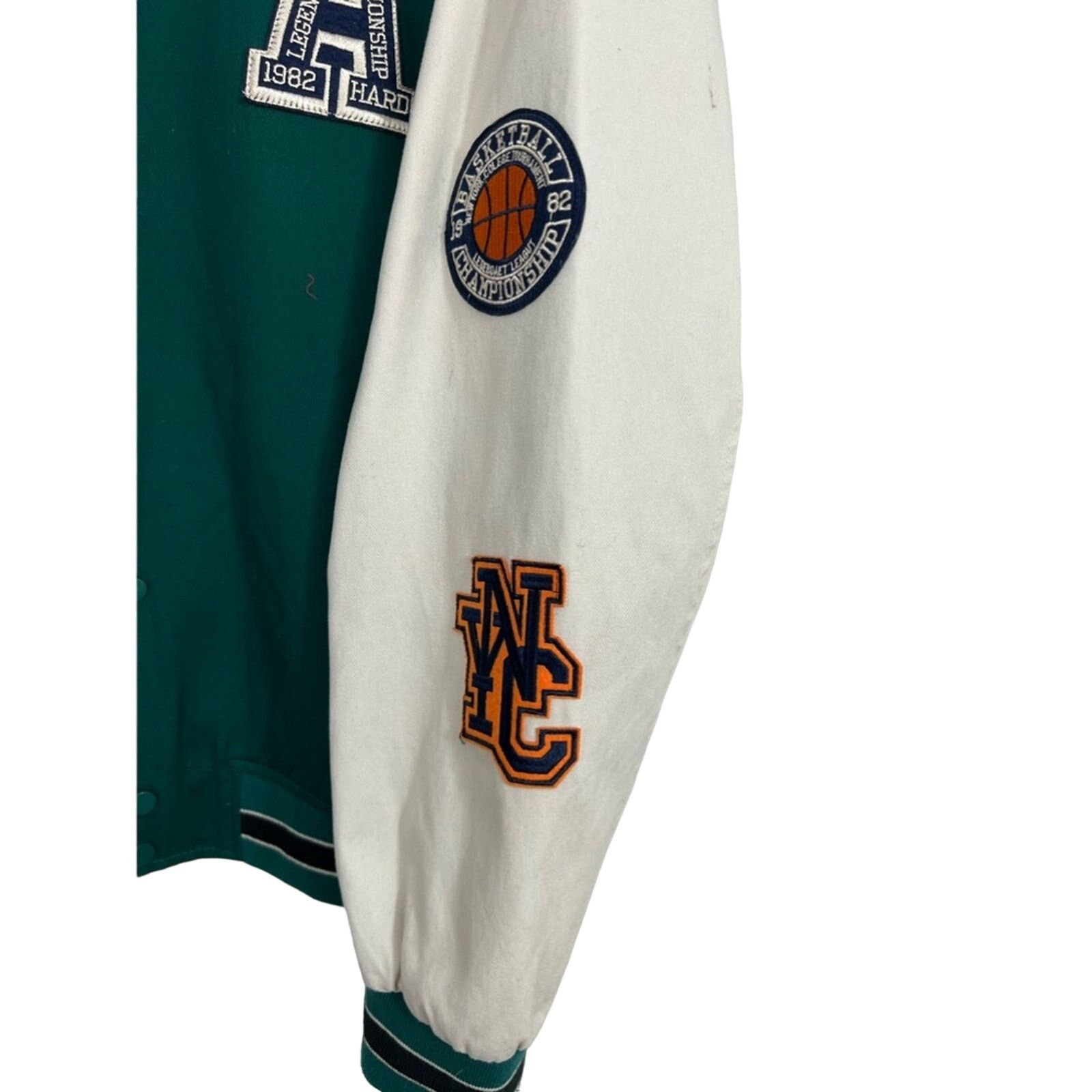 Asos ASOS Design Oversized Varsity Jacket Chenille Men's Size XXL Size US XXL / EU 58 / 5 - 4 Thumbnail