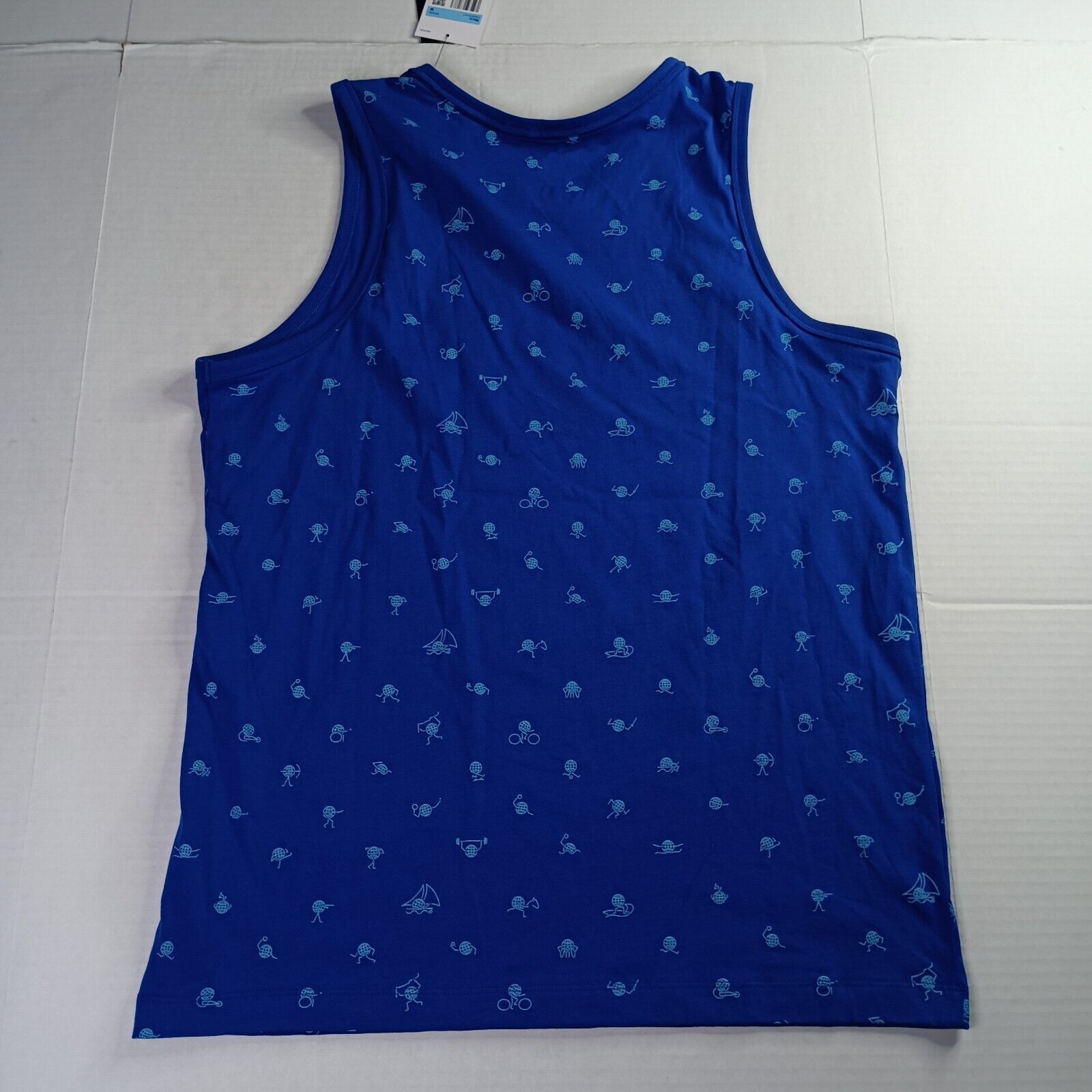 Nike Nike USA Club Tank Top Mens M Blue All Over Print FN0879-417 Size US M / EU 48-50 / 2 - 7 Thumbnail