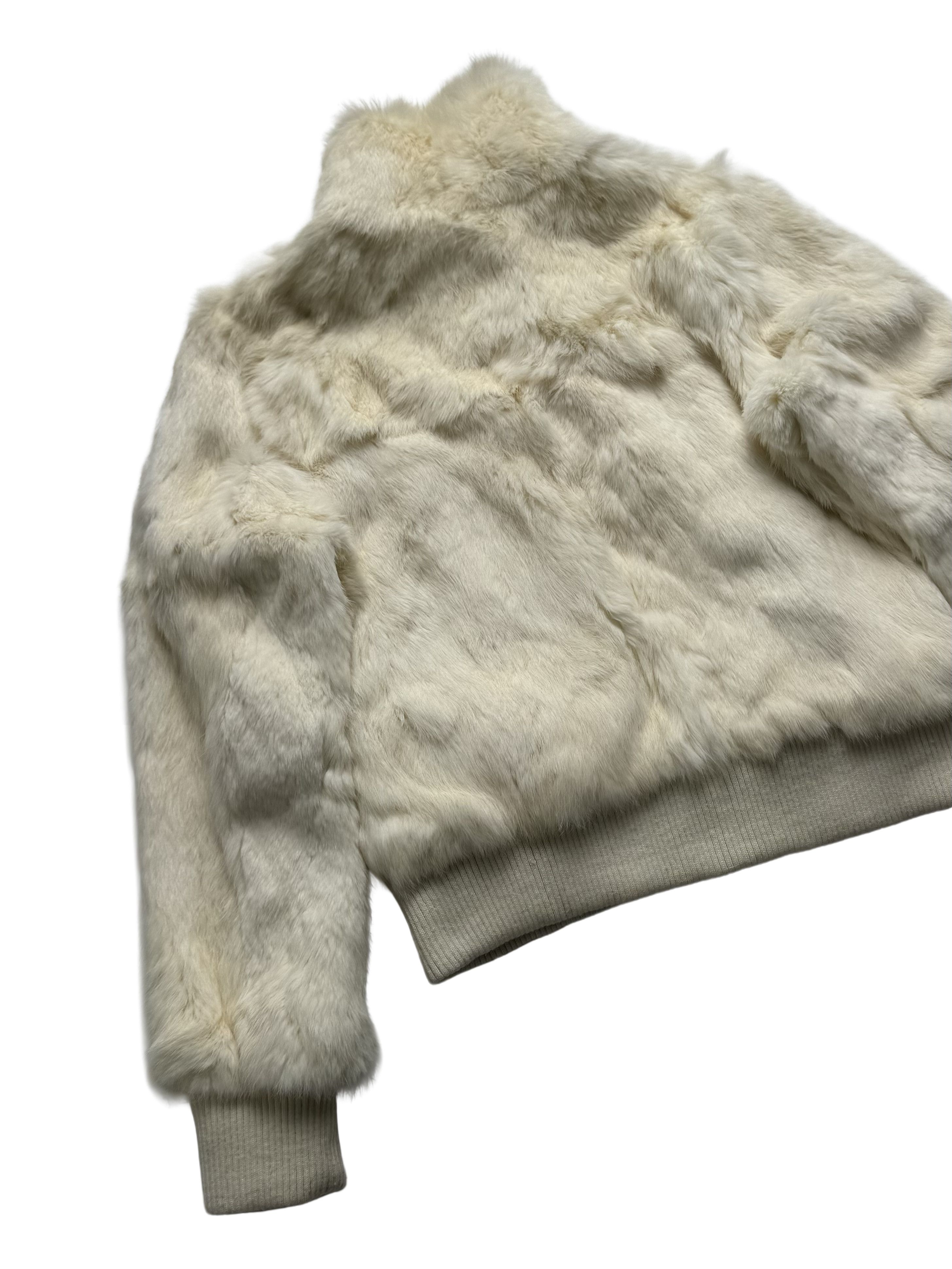 Vintage Vintage Real Rabbit Fur Cropped Jacket Size M / US 6-8 / IT 42-44 - 14 Thumbnail