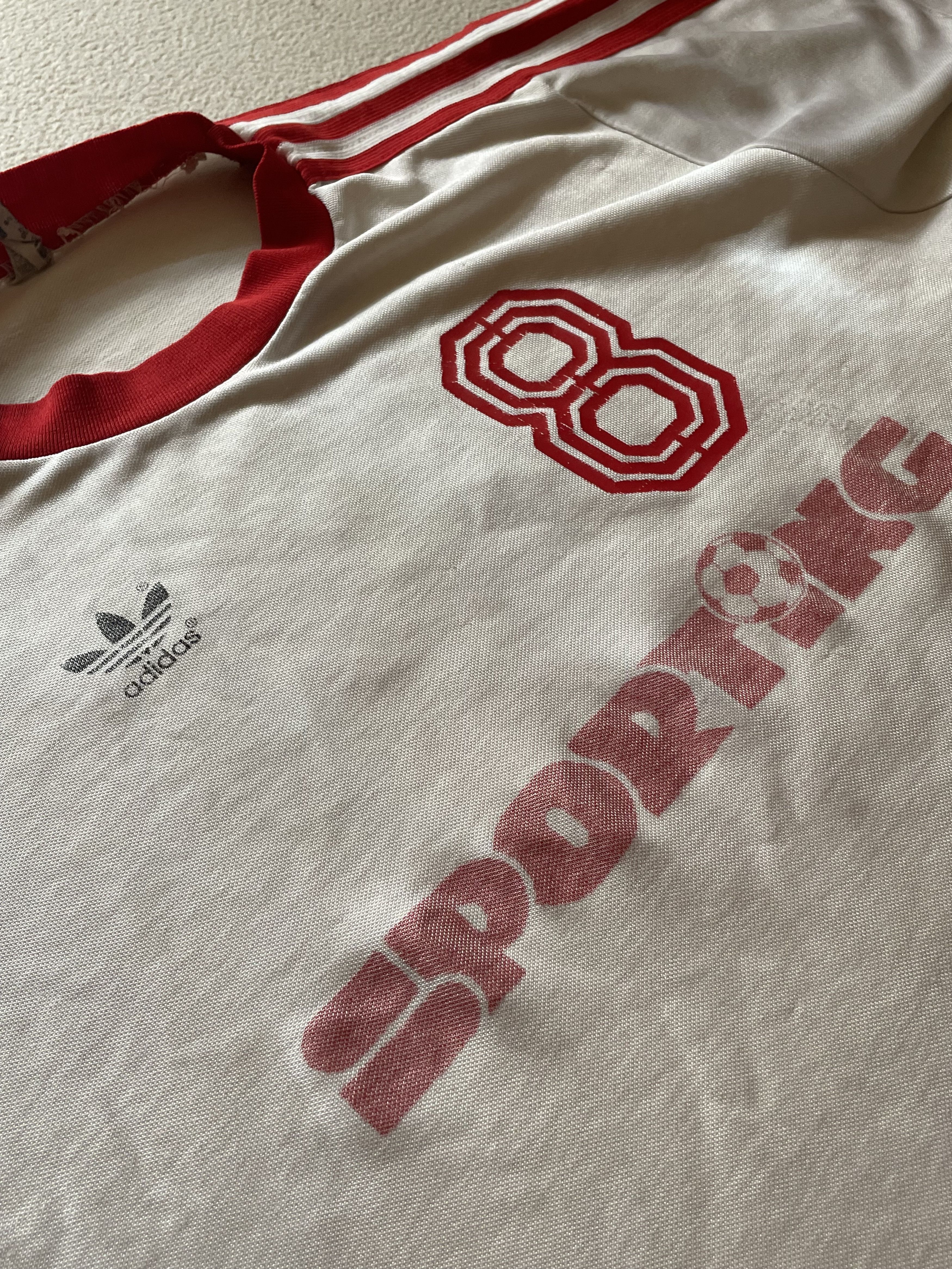 Adidas 80s Vintage Adidas Football Jersey/Kit Made in West Germany Size US M / EU 48-50 / 2 - 8 Thumbnail