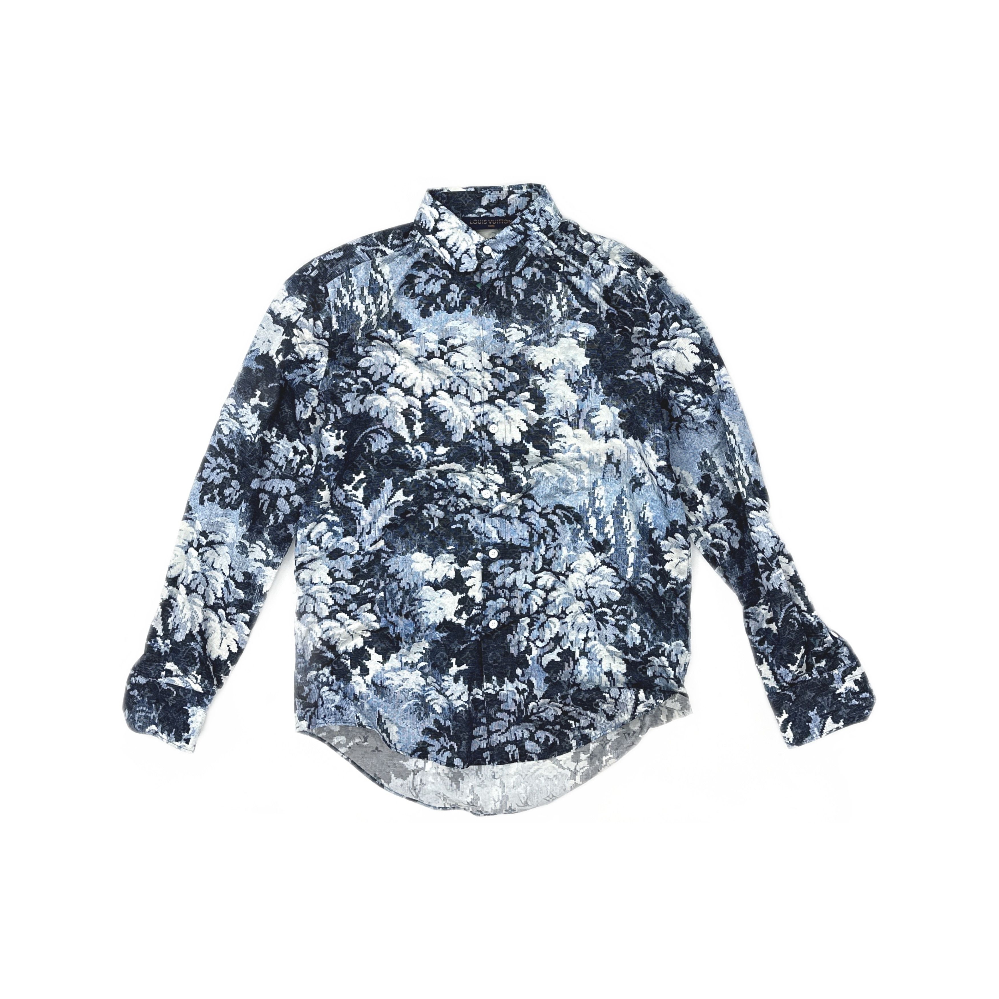 Louis Vuitton Louis Vuitton Tapestry Print Button Up Shirt Size S Size US S / EU 44-46 / 1 - 1 Thumbnail