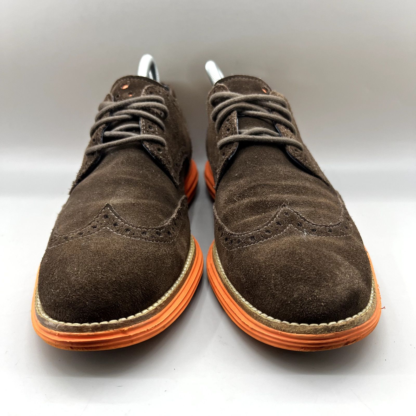 Cole Haan Cole Haan Lunargrand Wingtip Shoes Men's 9.5 M Brown Orange Size US 9.5 / EU 42-43 - 2 Thumbnail