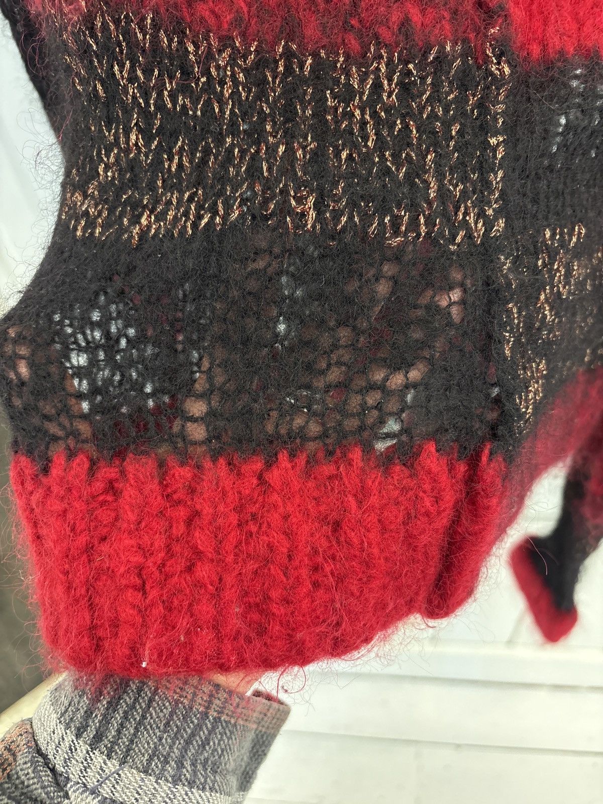 Junya Watanabe Junya Watanabe FW2006 knit + scarf jumper Size S / US 4 / IT 40 - 3 Thumbnail