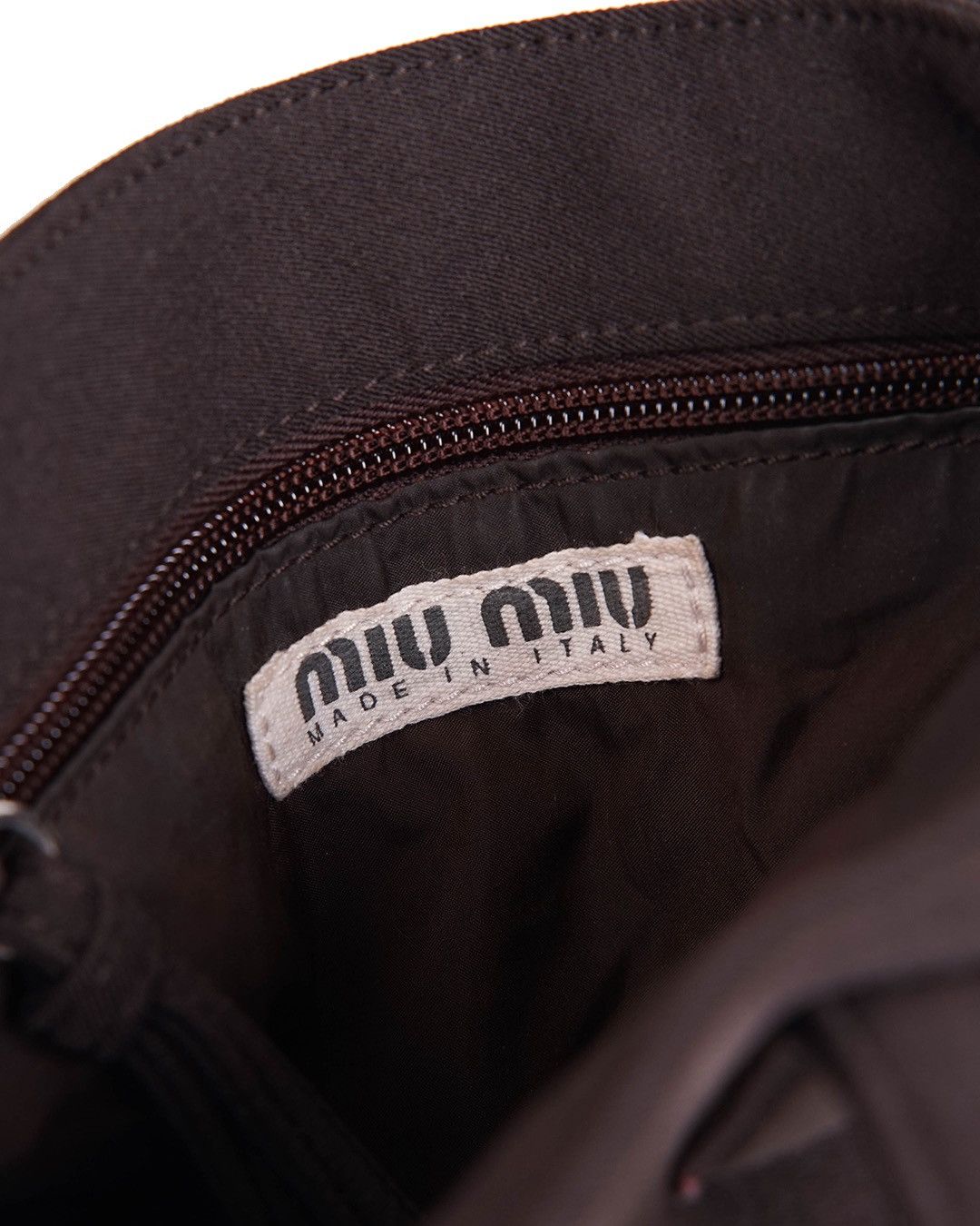 Miu Miu Miu Miu Early 90s Mini Tote Bag in Brown Size ONE SIZE - 8 Thumbnail