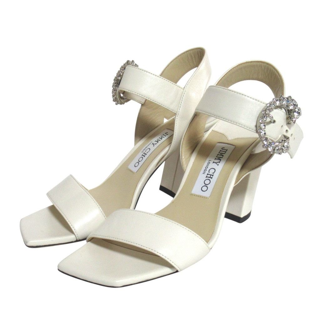 Jimmy Choo Jimmy Choo Jimmy Choo Cheri City Leather Sandals Leather Shoes DUTY FREE for USA Size ONE SIZE - 1 Thumbnail