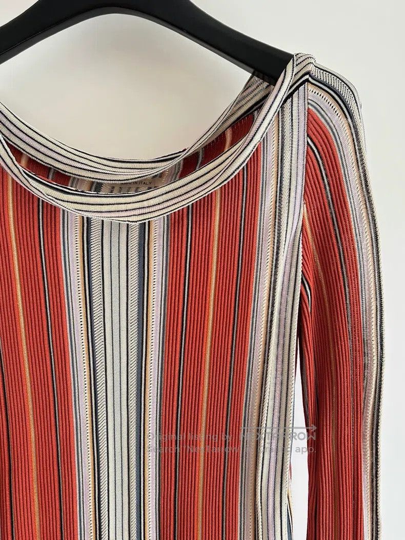 Hermes Hermes One-shoulder Seven-eighths Sleeve Slim Top Size S / US 4 / IT 40 - 7 Thumbnail