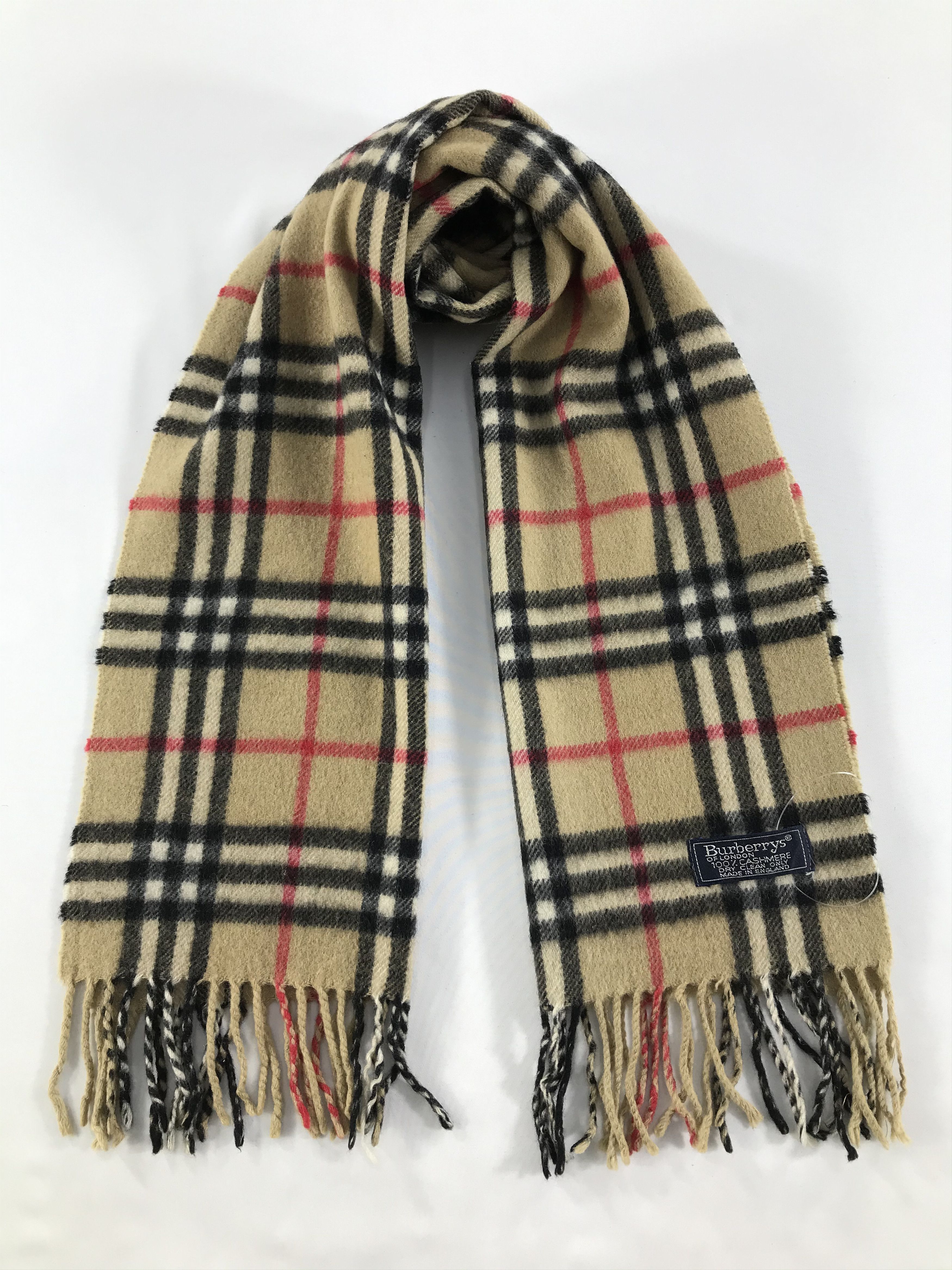 Burberry Vintage Burberry Scarf/Muffler/Neckwear MF1364 Size ONE SIZE - 1 Thumbnail