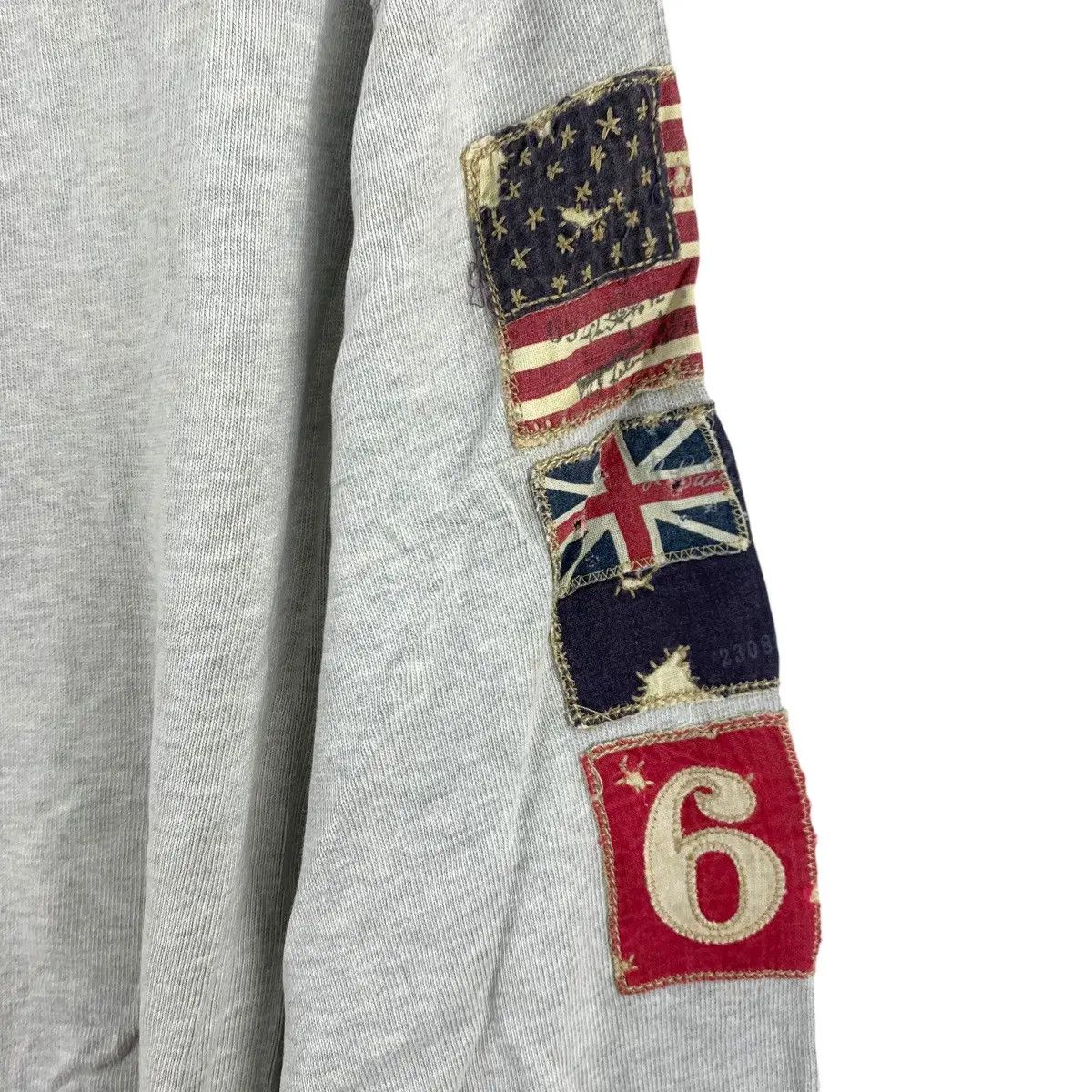 Polo Ralph Lauren Vintage POLO JEANS RALPH LAUREN USRL 1967 Patch Tee Shirt Size US XL / EU 56 / 4 - 8 Thumbnail