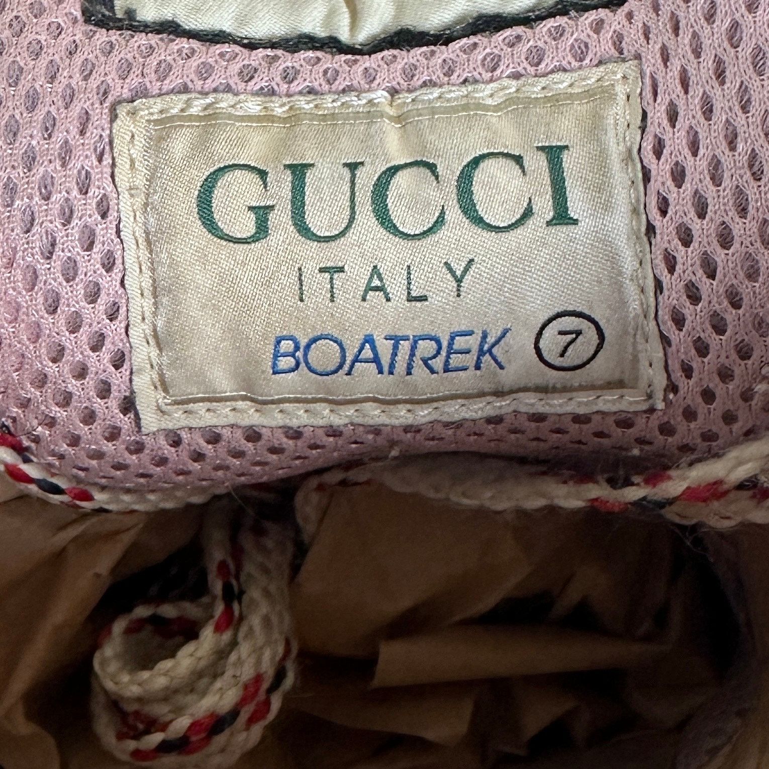 Gucci Boatrek Brown Leather Sneaker Size US 7 / EU 40 - 13 Thumbnail