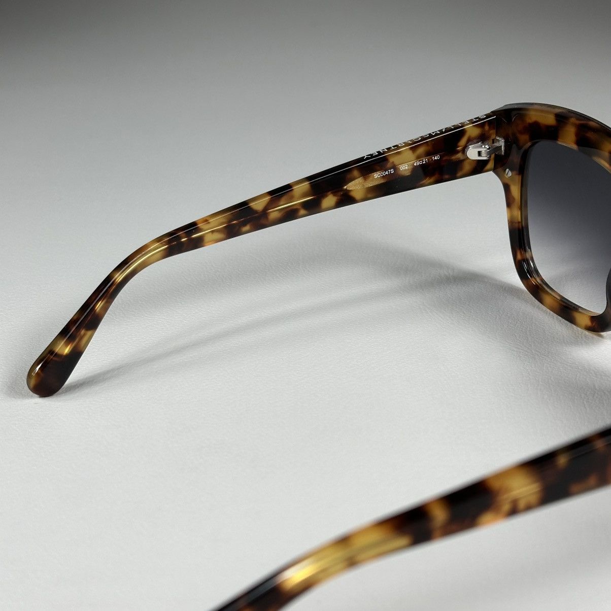 Stella McCartney Stella McCartney SC0047S Square / Cat eye Havana Sunglasses Size ONE SIZE - 3 Thumbnail
