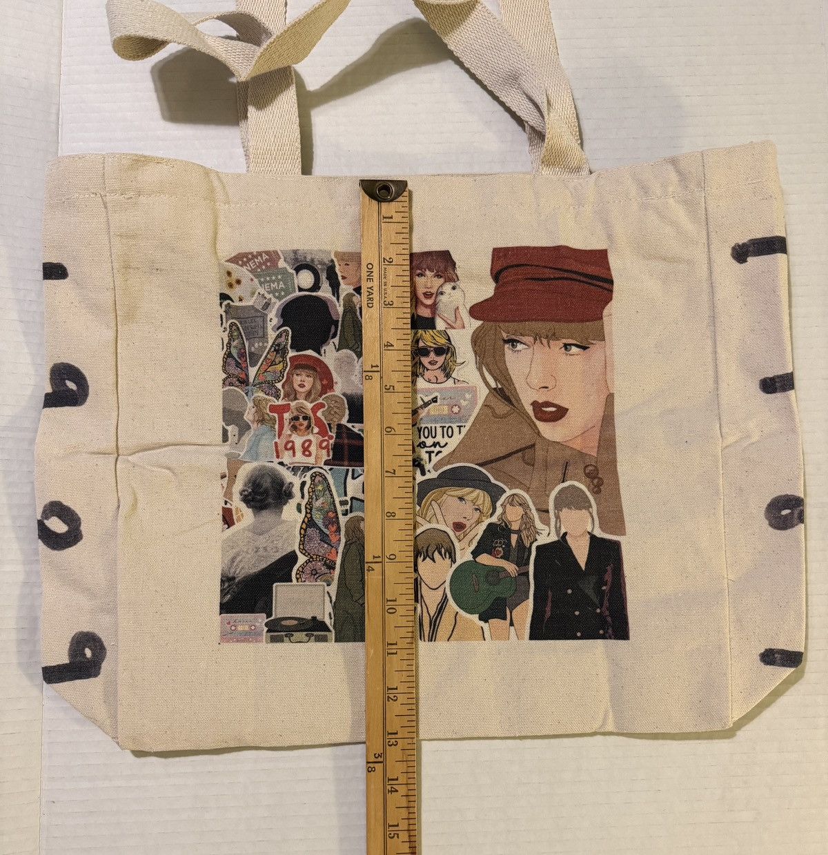 Other Taylor Swift 1989 Album Canvas Tote Bag Collage of Pictures Size ONE SIZE - 7 Thumbnail
