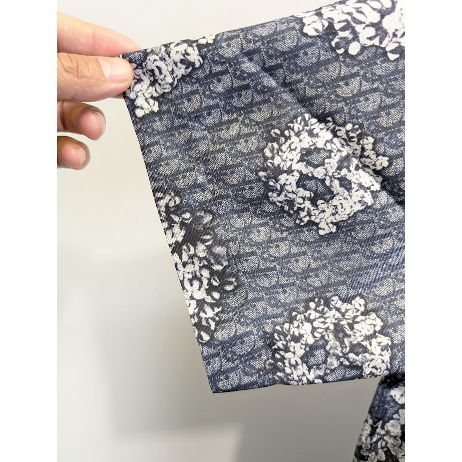 DENIM TEARS × Dior o1rshd1 M. Woven Shirt in Blue Size US XL / EU 56 / 4 - 7 Thumbnail