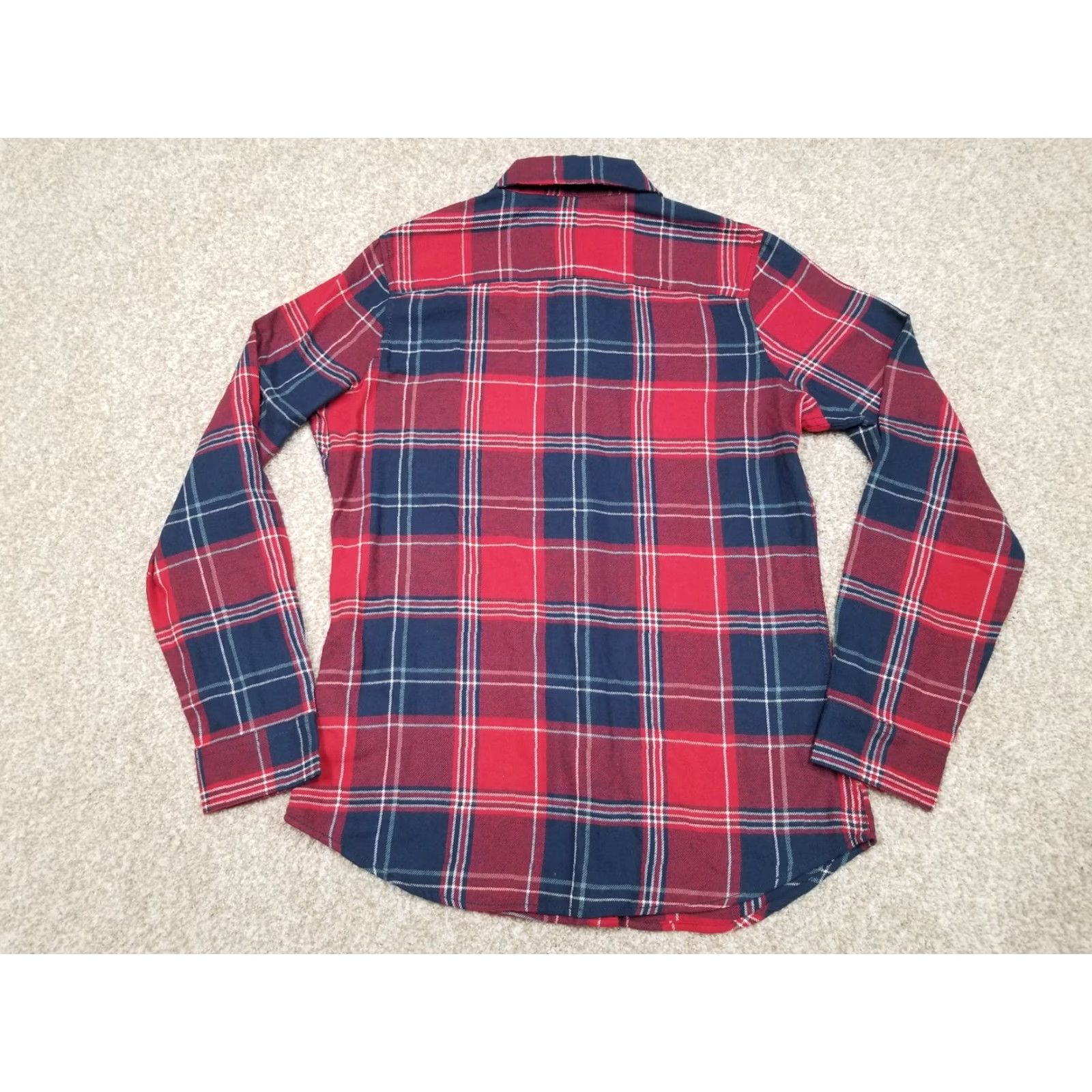 Vintage VINTAGE Field & Stream Shirt Womens Small Blue Red Plaid Long Sleeve Button Casual Top Size S / US 4 / IT 40 - 4 Thumbnail