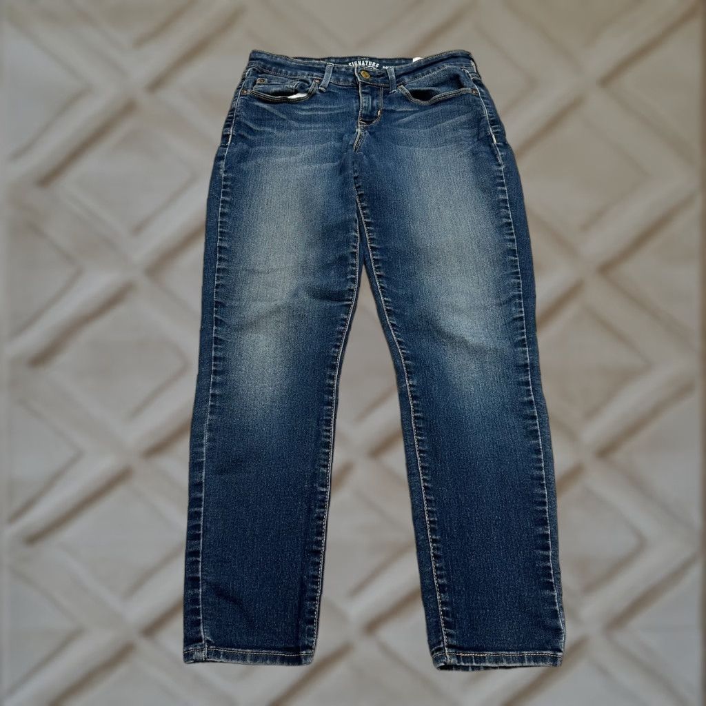 Levi's Levi's Signature Modern Skinny Denim Jeans Womens 4S W27 Blue Mid Rise 28x26.5 Size 27" / US 4 / IT 40 - 1 Thumbnail