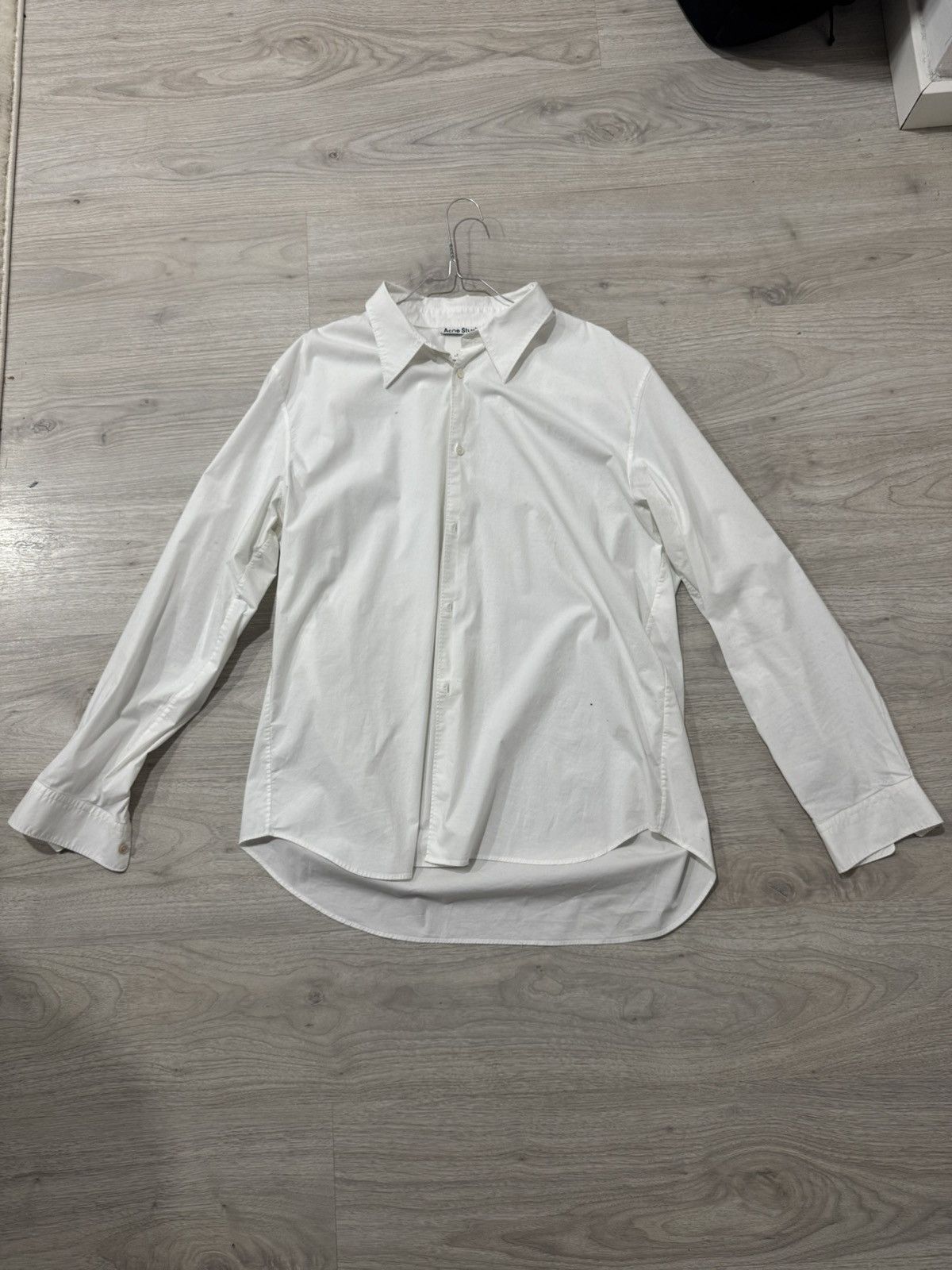 Acne Studios Acne Studios White Button Up Shirt Size US XXL / EU 58 / 5 - 1 Thumbnail