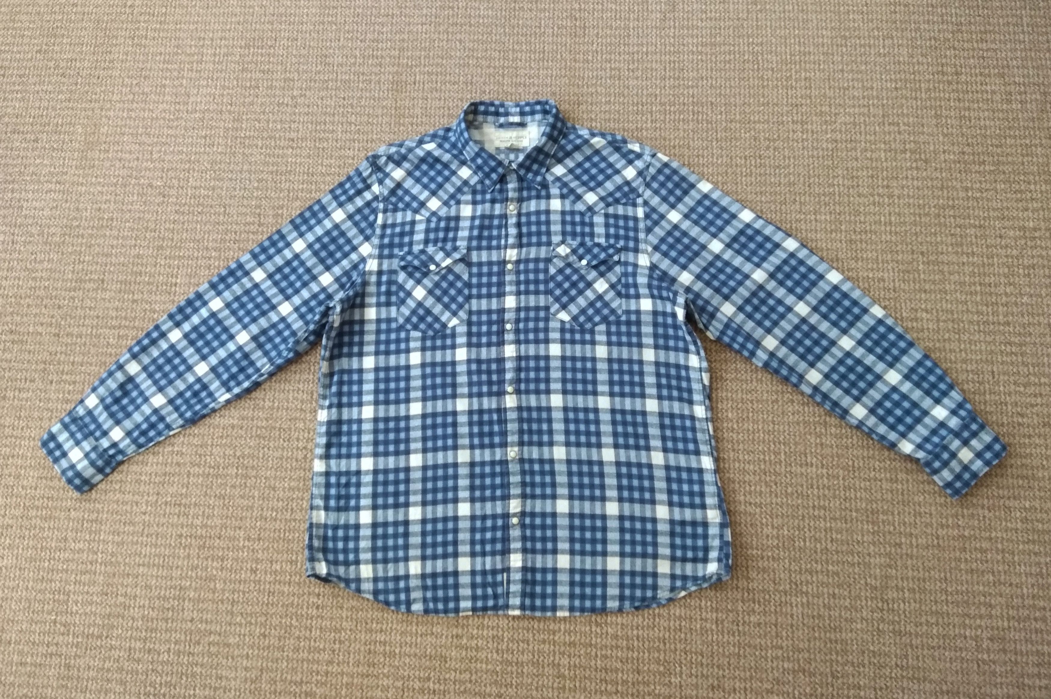 Denim & Supply Ralph Lauren Ralph Lauren Denim & Supply Flannel Cotton Check Shirt Size US XXL / EU 58 / 5 - 1 Thumbnail