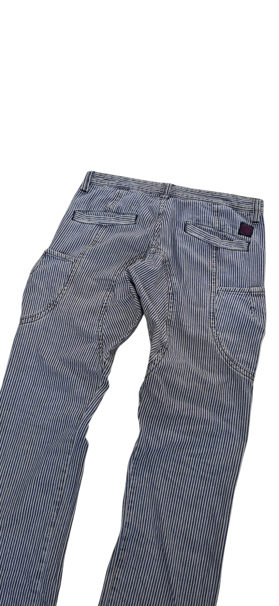 5351 POUR LES HOMMES × If Six Was Nine × Japanese Brand 291295 Homme Hickory Stripe 6 Pocket Trousers Pants Size US 32 / EU 48 - 10 Thumbnail