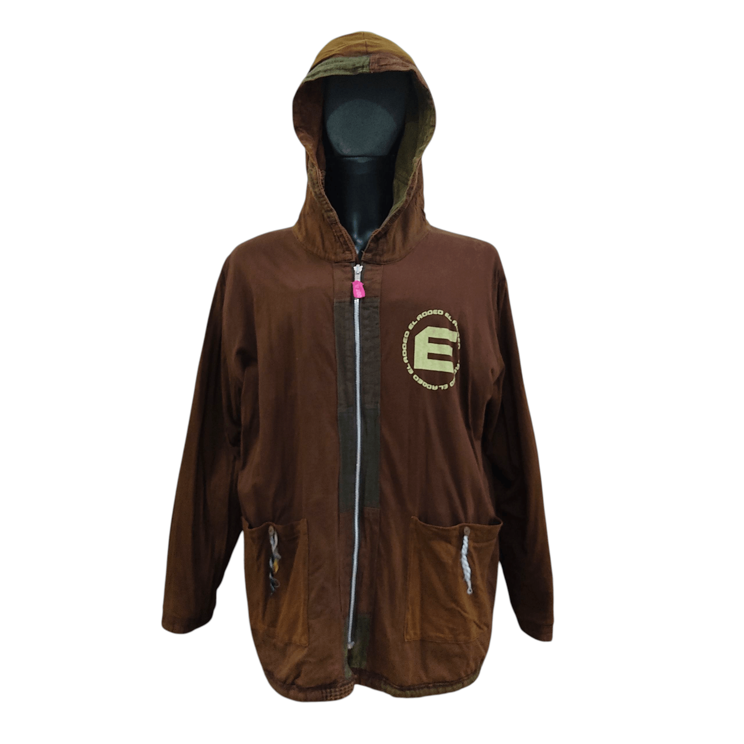 Japanese Brand EL RODEO Patchwork Kapital Inspired Parka Jacket Size US XXL / EU 58 / 5 - 6 Thumbnail