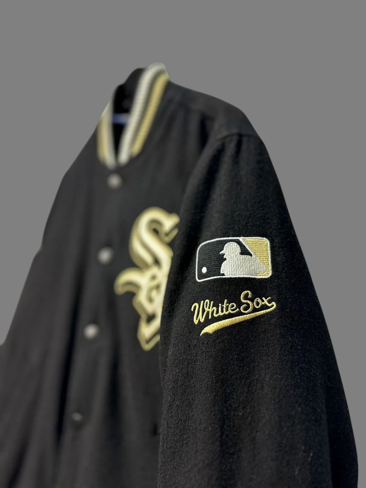 MLB Cooperstown White Sox Majestic Varsity Wool MLB Jacket Size US S / EU 44-46 / 1 - 6 Thumbnail