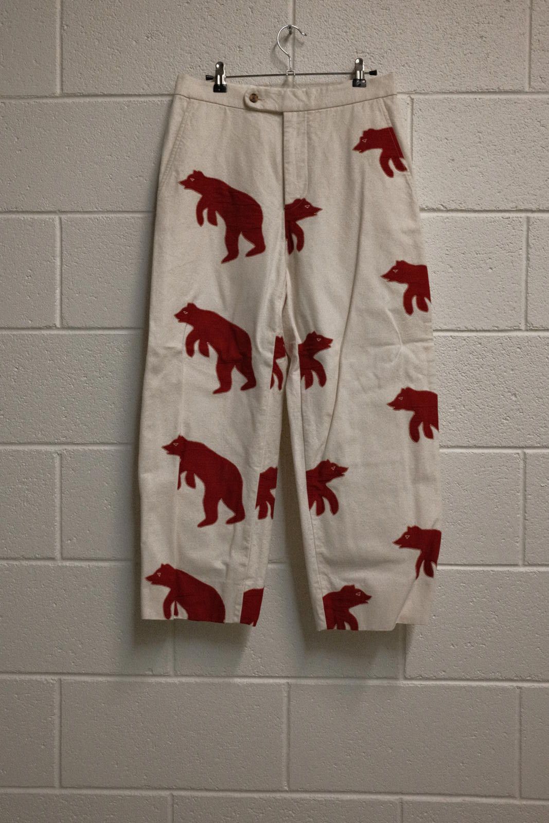 Other BODE White Pants with Red Bear Print 30 Size US 32 / EU 48 - 1 Thumbnail