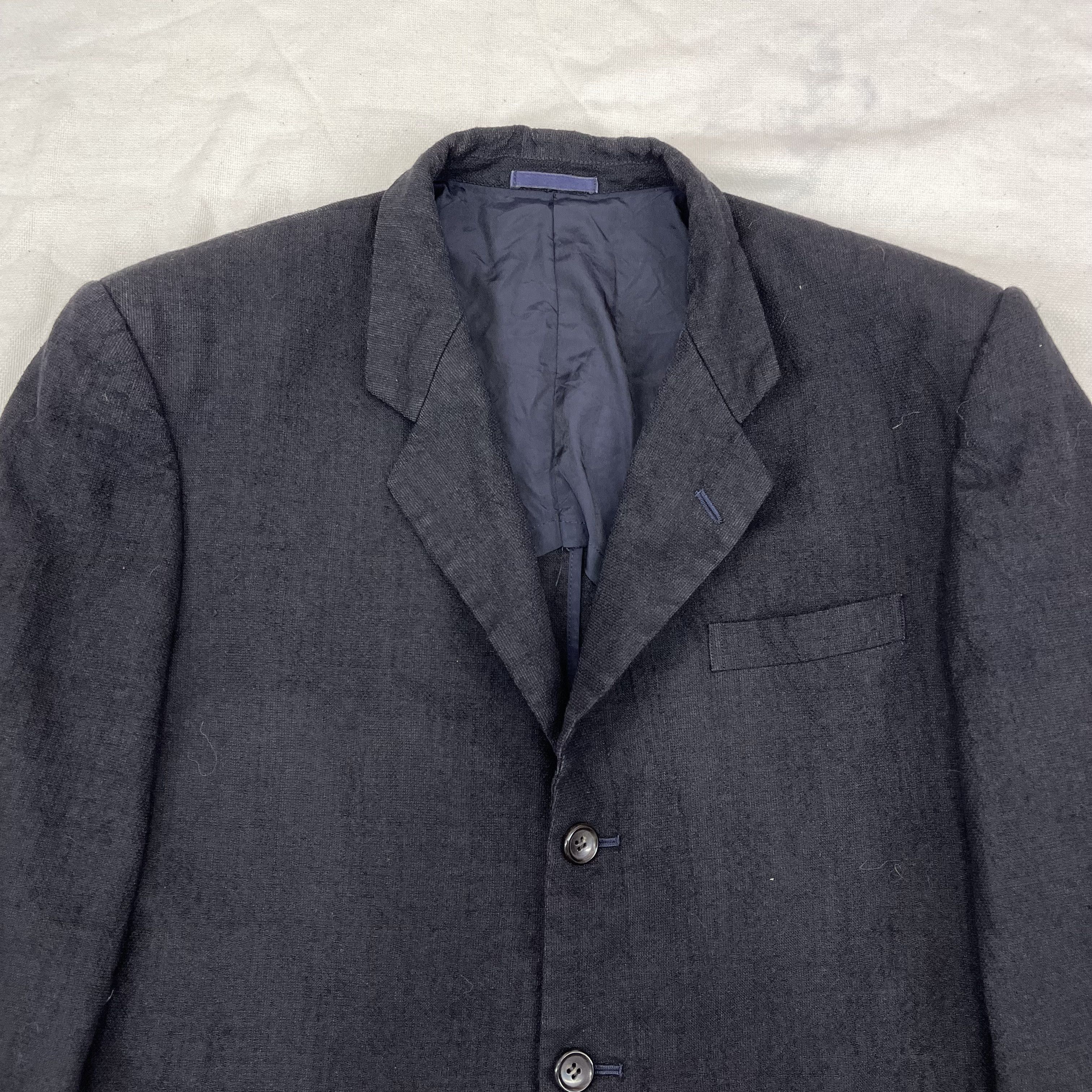 Comme des Garcons Homme 90s Vintage AD 1994 CDG HOMME Wool Jacket #1226/AQ Size US M / EU 48-50 / 2 - 2 Thumbnail