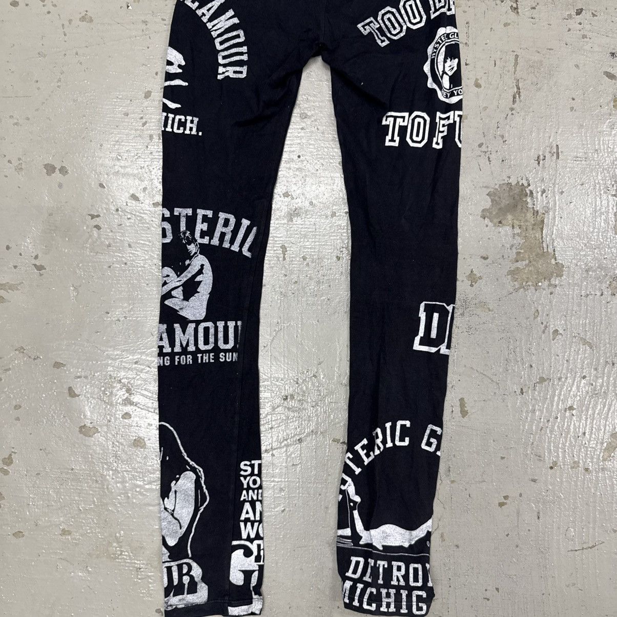 Hysteric Glamour RARE HYSTERIC GLAMOUR LEGGING PANTS BIG LOGO Size US 26 / EU 42 - 10 Thumbnail