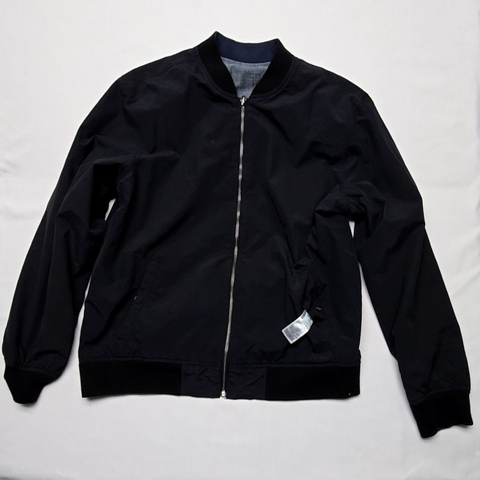 Old Navy Old Navy Mens Bomber Jacket Reversible Blue Black XL Casual Size US XL / EU 56 / 4 - 4 Thumbnail