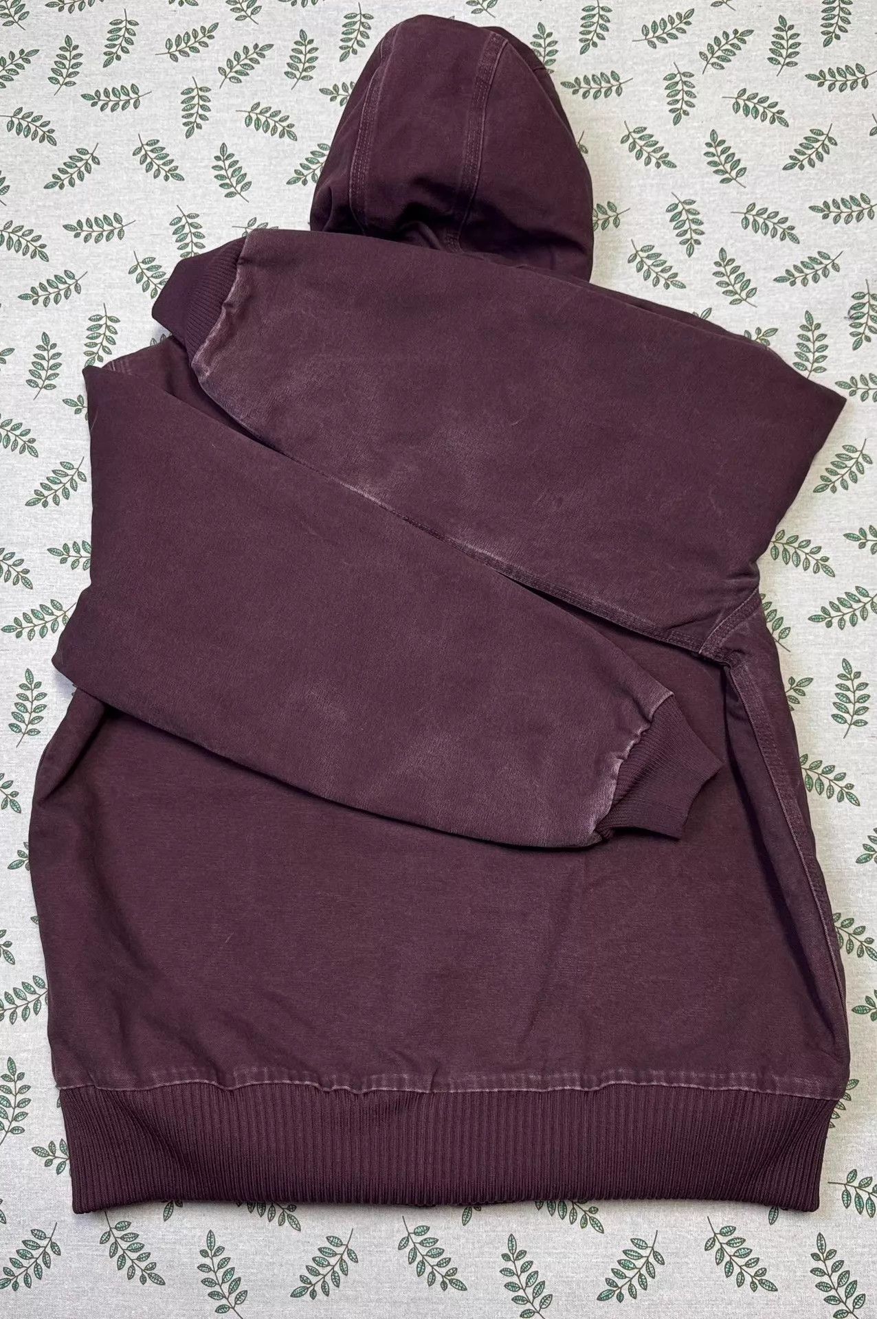 Carhartt Carhartt J130 Vintage Wine Red Hooded Work Jacket M Size US M / EU 48-50 / 2 - 6 Thumbnail