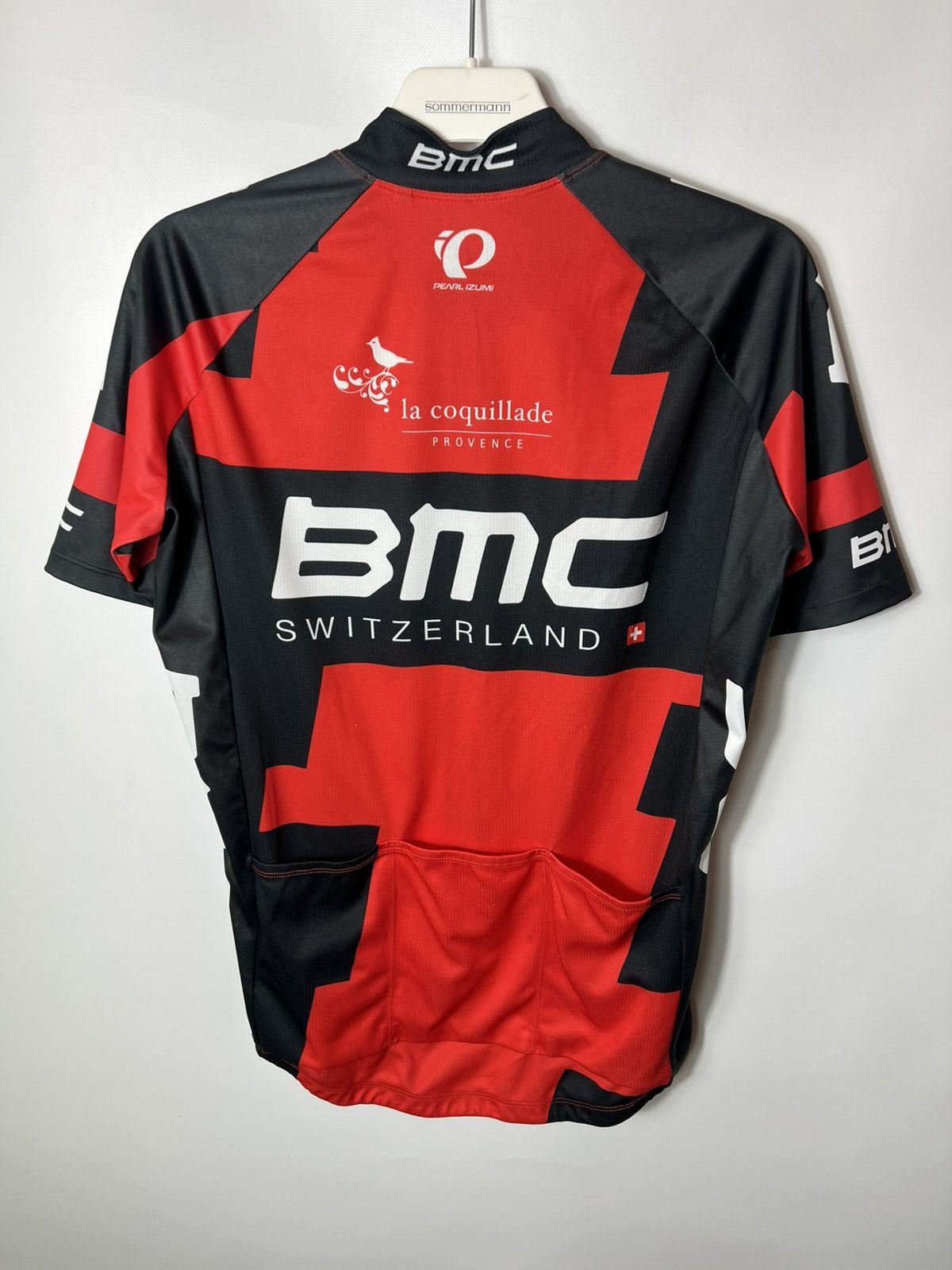 PEARL iZUMi BMC Pro Cycling Pearl Izumi Mens Racing Jersey Team Apparel Size US M / EU 48-50 / 2 - 8 Thumbnail