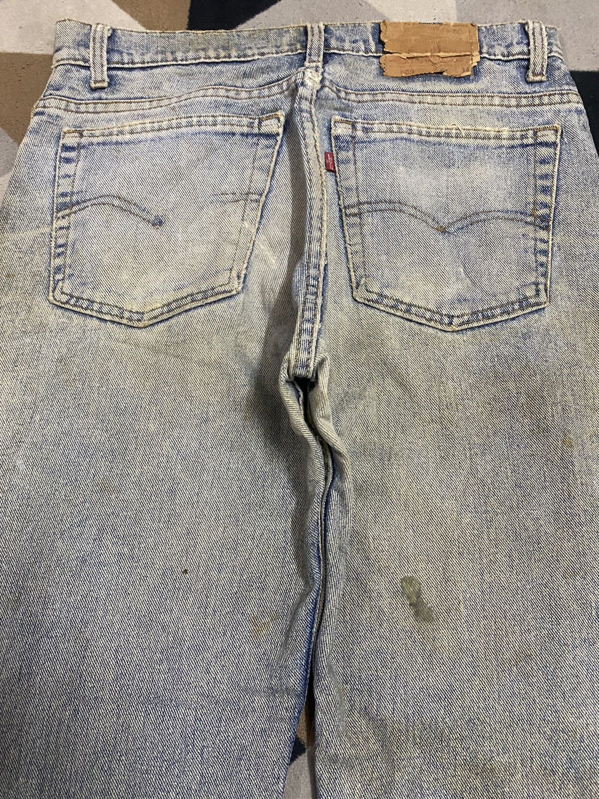 Levi's Vintage Clothing Vintage Levis505 90’s Mud Wash Grunge Distressed Loose Jeans Size US 32 / EU 48 - 4 Thumbnail