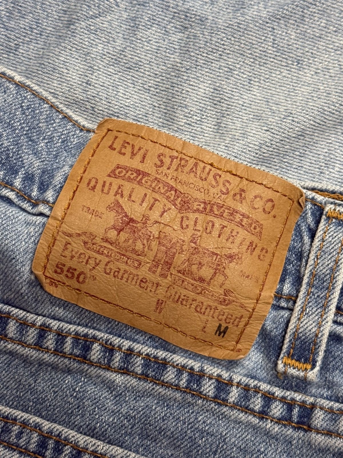 Levi's Levis Vintage Blue Denim Jeans Sz. 32 x 31 550 Size US 32 / EU 48 - 3 Thumbnail