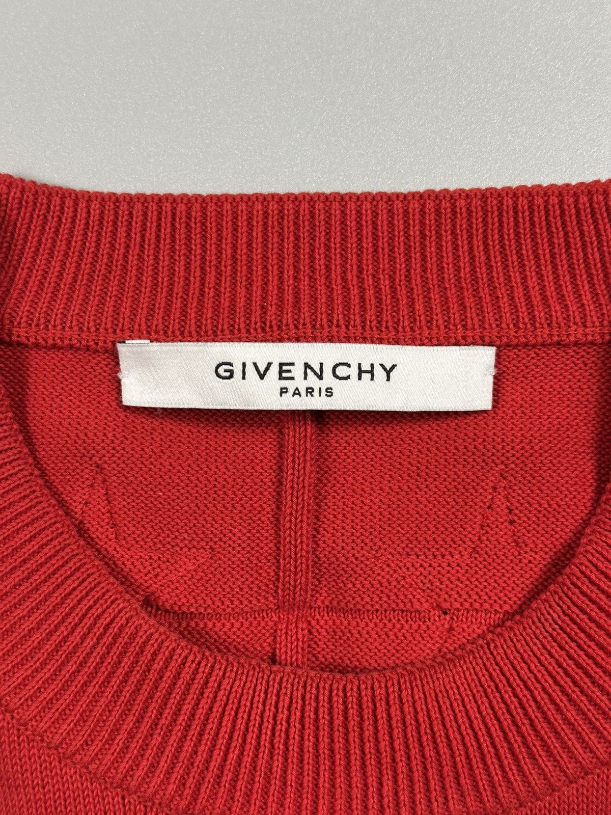 Givenchy Givenchy Star Embroidered Red Sweater Size US M / EU 48-50 / 2 - 9 Thumbnail