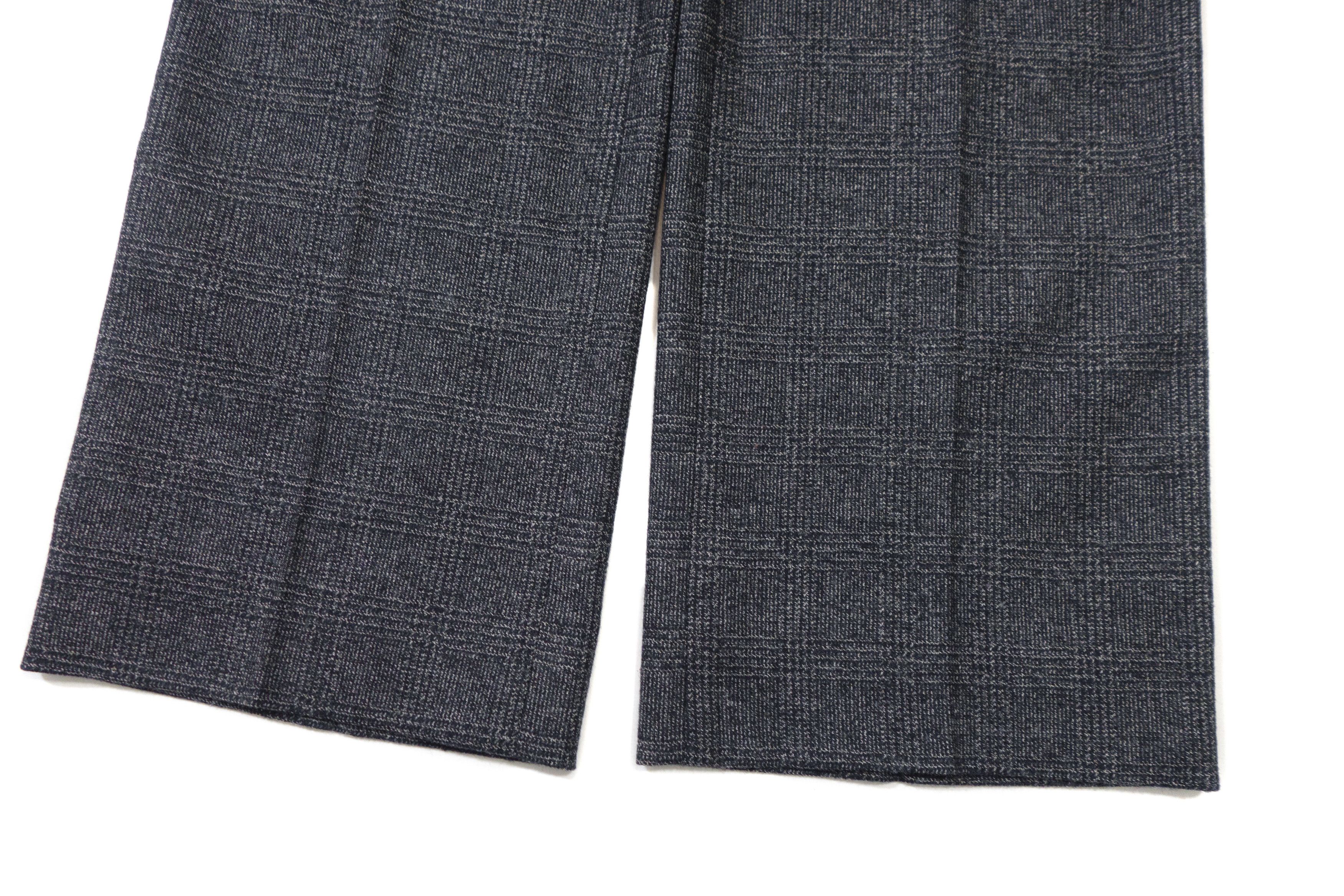 Burberry Prorsum Wool Herringbone Tweed Plaid Waistband Dress Pants Size 26" / US 2 / IT 38 - 5 Thumbnail