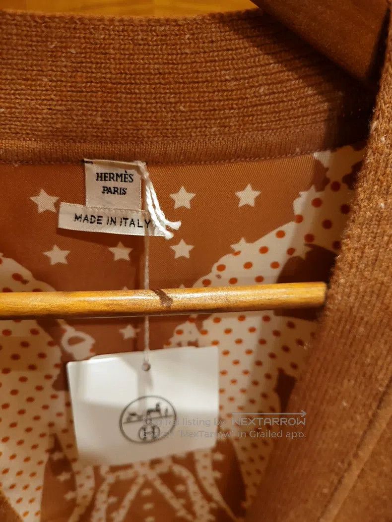 Hermes Hermes Cashmere and silk women's knitted cardigan Size XS / US 0-2 / IT 36-38 - 3 Thumbnail