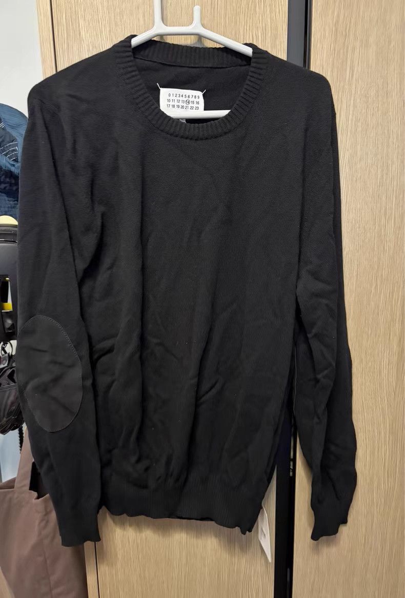 Maison Margiela Black Long Sleeve Knit Sweater Size US XL / EU 56 / 4 - 1 Thumbnail