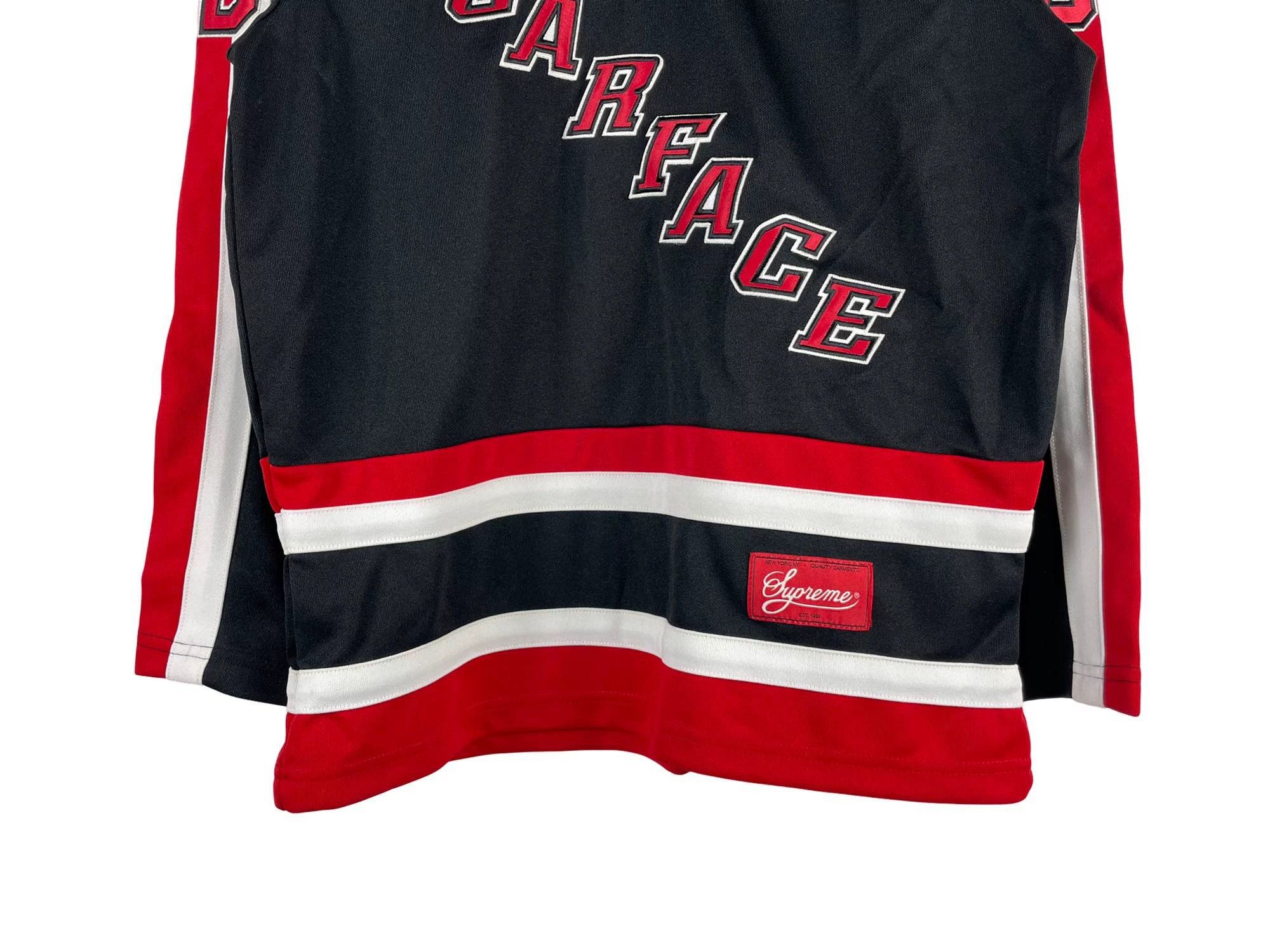 Supreme Supreme 17FW Scarface Hockey Jersey Black Red Size US M / EU 48-50 / 2 - 4 Thumbnail