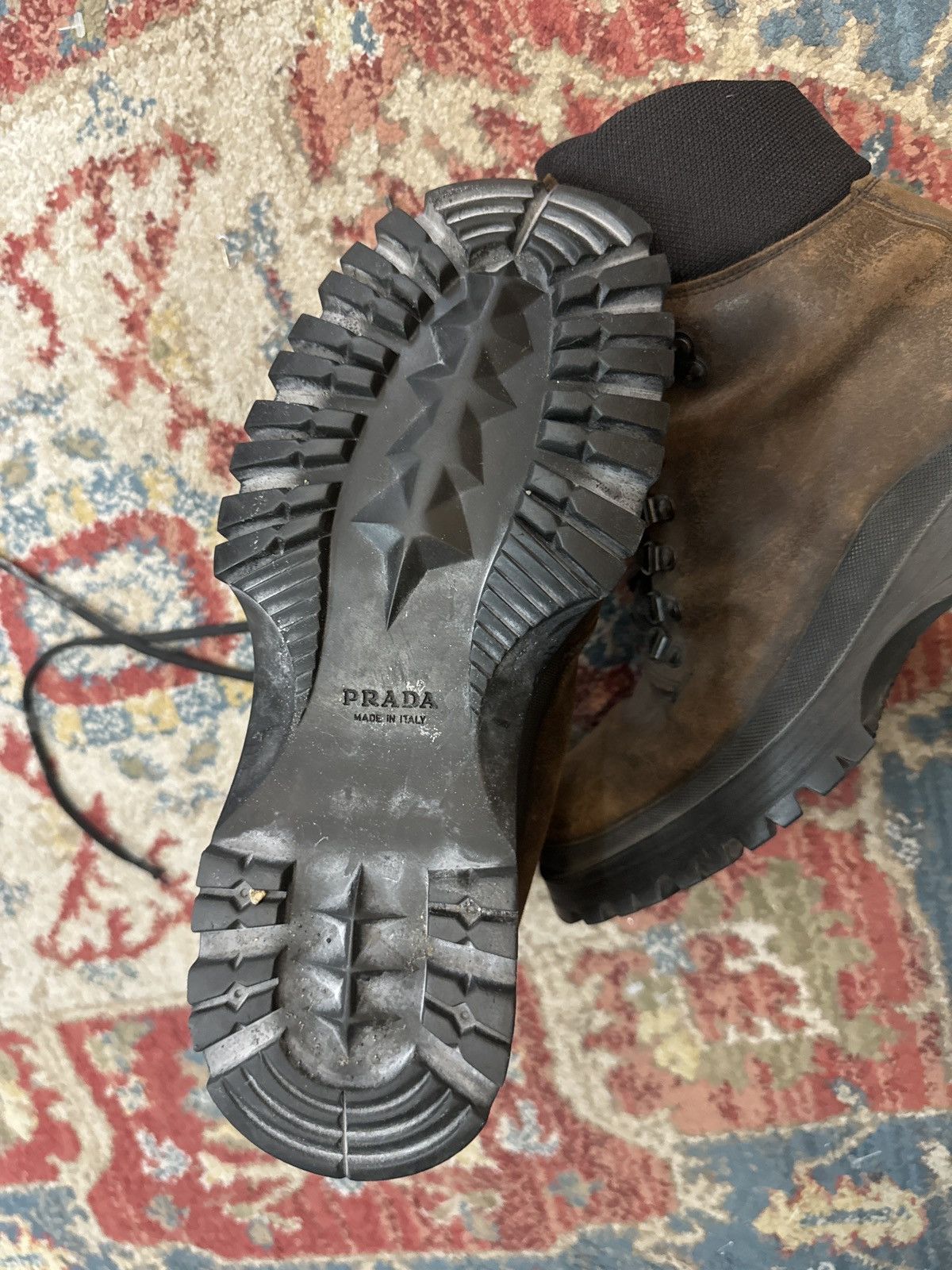 Prada Lace up boots Size US 8.5 / EU 41-42 - 8 Thumbnail
