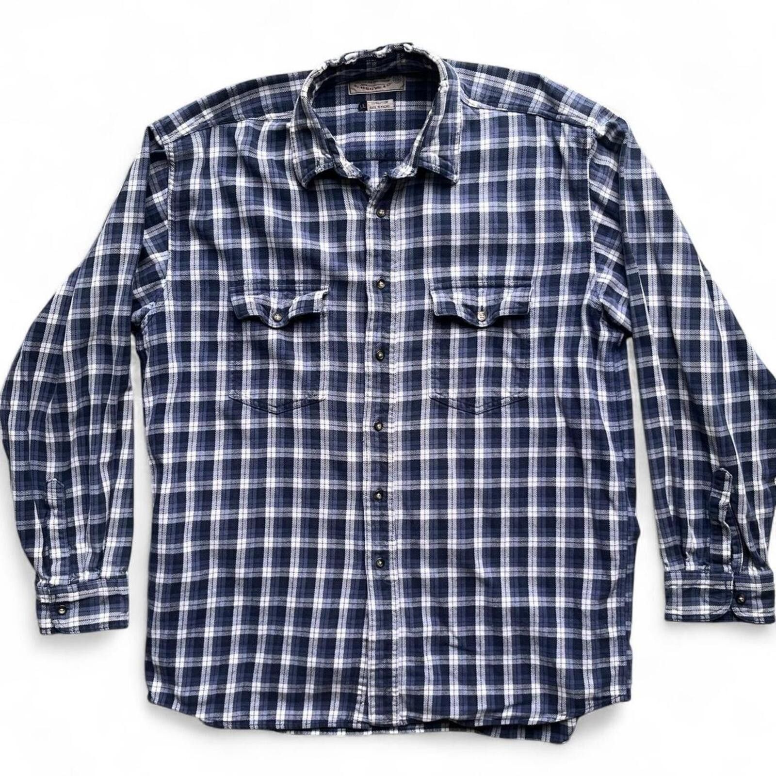 Other Men’s Plaid Heavyweight Long Sleeve Long Tail Button-Up Size US XXL / EU 58 / 5 - 1 Thumbnail