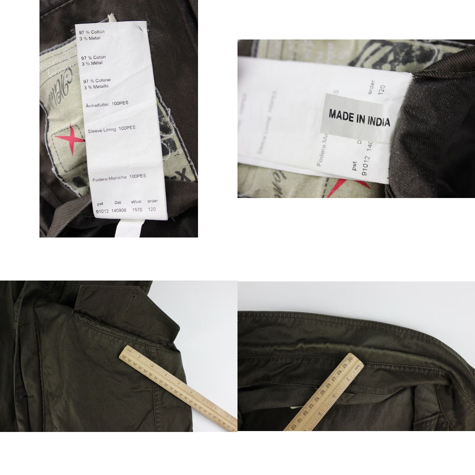 Vintage MILESTONE X-Series Effecto Jacket Men's MEDIUM Khaki Jacket Reg Men Size US M / EU 48-50 / 2 - 8 Thumbnail