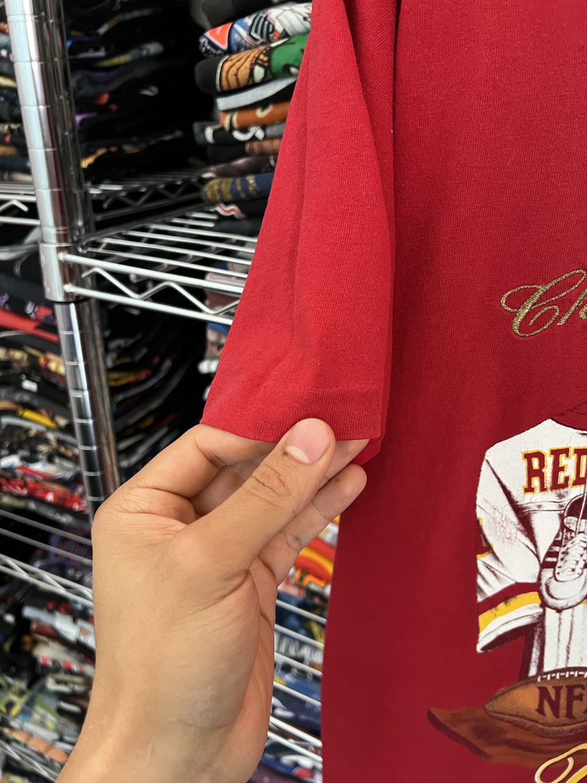 Nutmeg 1992 Washington Redskins Super Bowl XXVI Uniform Tee Size US L / EU 52-54 / 3 - 4 Thumbnail